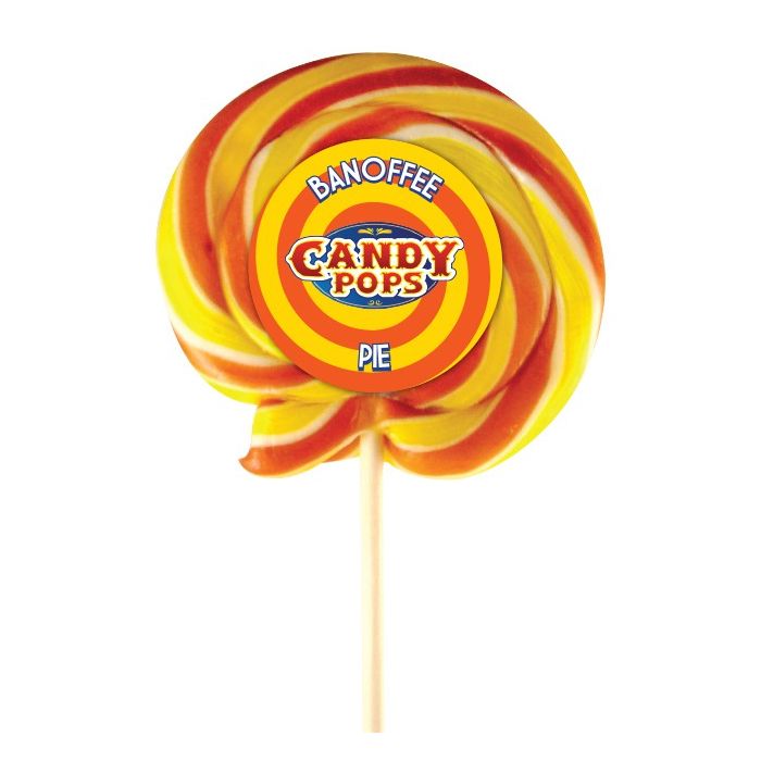 Candy Pops Traditional Chocolate & Banana Wheel Lollies 75g – Priced ...